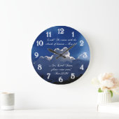 Zweiter Zweiter Zauber der Inspirationsbibliotheke Große Wanduhr (Zuhause)