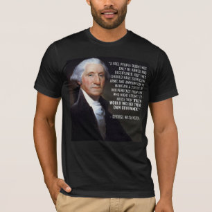 Zweites Änderungs-Zitat - George Washington T-Shirt