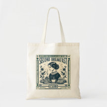 Zweites Frühstück Club Tote Bag