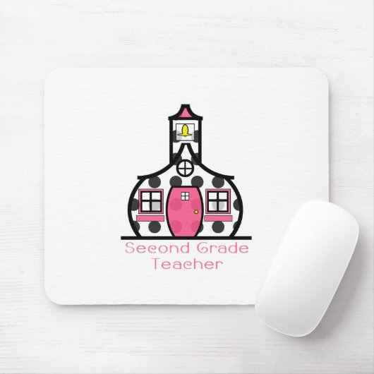 Zweites Grad-Lehrer-Tupfen-Schulhaus Mousepad (Mit Mouse)