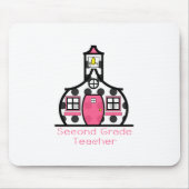 Zweites Grad-Lehrer-Tupfen-Schulhaus Mousepad (Vorne)