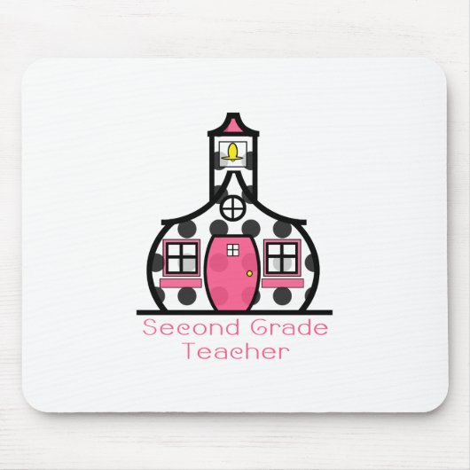 Zweites Grad-Lehrer-Tupfen-Schulhaus Mousepad (Vorne)