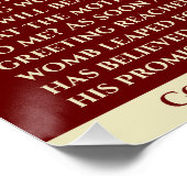 Zweites Joyful Mystery Poster (Ecke)