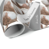 Zweites Jubiläum der Cotton-Pflanze Geschenkpapier (Rolleneckpunkt)