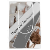 Zweites Jubiläum der Cotton-Pflanze Mittlere Geschenktüte (Rückseite)