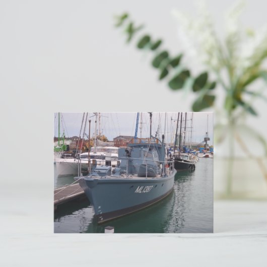 Zweites Patrouillenboot des Weltkrieges Postkarte (Stehend Vorderseite)