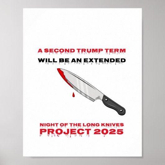 Zweites Trump Term Project 2025 Poster (Vorne)