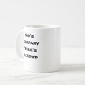 Zweitfirma, drei ist eine Tasse (Vorderseite Links)