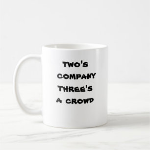 Zweitfirma, drei ist eine Tasse