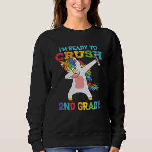 Zweitklässler-Einhorn-Geschenk zum ersten Schultag Sweatshirt