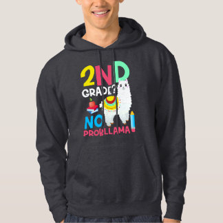 Zweitklässler Kein Problem Lama Zweiter-Klasse-Leh Hoodie