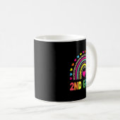 Zweitklässler Regenbogen Mädchen Jungen Lehrer Tea Kaffeetasse (VorderseiteRechts)
