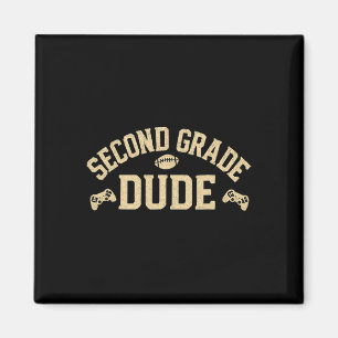 Zweitklässler Typ Gamer Footll Ck Zur Schule Bekle Magnet