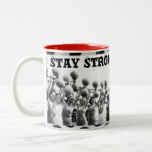 Zweitönige Kaffeetasse (Links)