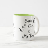 Zweitönige Tasse 11 oz (hellgrün) (VorderseiteRechts)