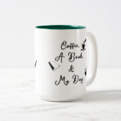 Zweitönige Tasse 15 oz (dunkelgrün) (VorderseiteRechts)