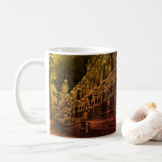 Zweitönige Tasse 444ml (Mit Donut)