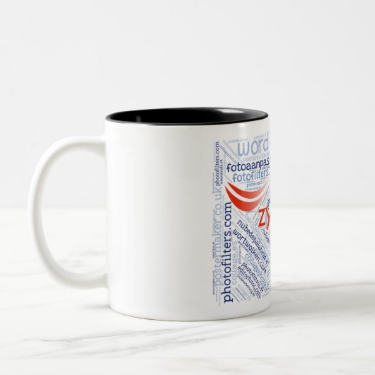Zweitönige Tasse (Landschaft) (Links)