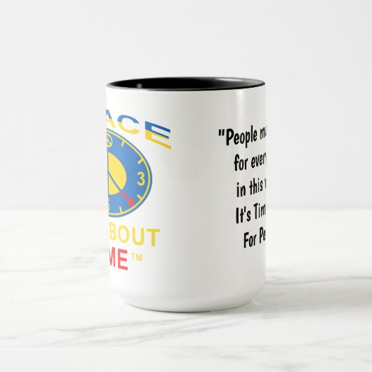 Zweitöniger Becher Tasse (Zentrum)