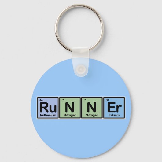 Zweitplatzierter aus Elementen Schlüsselanhänger (Vorderseite)