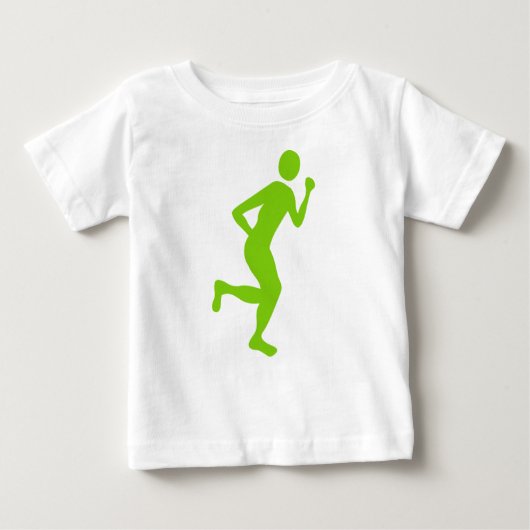 Zweitplatzierter (männlich) - Mars Green Baby T-shirt (Vorderseite)