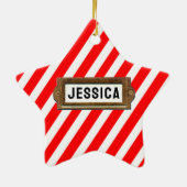 Zweitplatzierter mit Weihnachtskollektiv Keramik Ornament (Hinten)