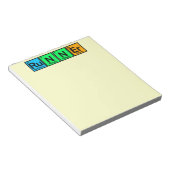 Zweitplatzierter Notizblock (angewinkelt)