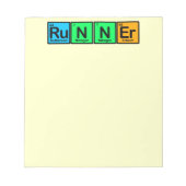 Zweitplatzierter Notizblock (Vorderseite)