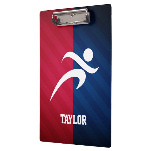 Zweitplatzierter; rot, weiß und blau klemmbrett (Links)