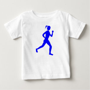 Zweitplatzierter (Weiblich) - Blau Baby T-shirt