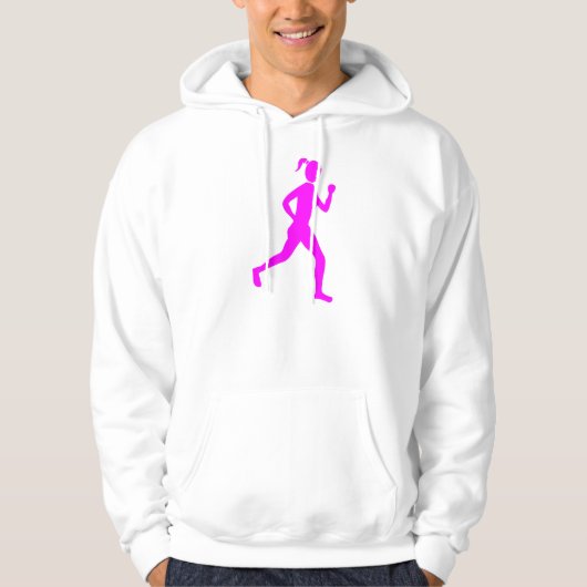Zweitplatzierter (weiblich) - Magenta Hoodie (Vorderseite)