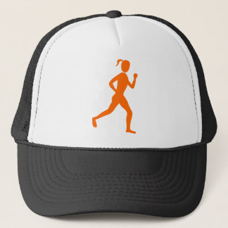 Zweitplatzierter (Weiblich) - Orange Truckerkappe