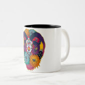 Zweitronzos Zweifarbige Tasse (VorderseiteRechts)