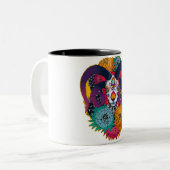 Zweitronzos Zweifarbige Tasse (Vorderseite Links)