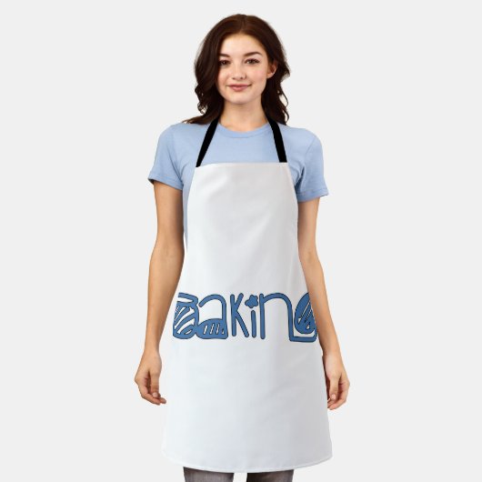 Zweittonbacken Schürze (Getragen)