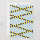 Zweitwoche - Bau - Zweiter Geburtstag Einladung (Rückseite)