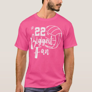 Zweiundzwanzig 22's größter Fan Volleyball-Mama Va T-Shirt