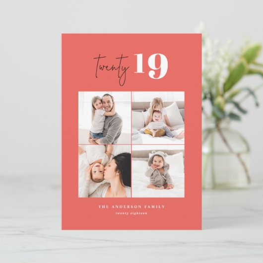 Zweiundzwanzigjähriges grafisches Mehrjahresprogra Feiertagskarte (Stehend Vorderseite)