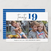 Zweiundzwanzigjähriges grafisches Mehrjahresprogra Feiertagskarte (Vorne/Hinten)