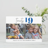 Zweiundzwanzigjähriges grafisches Mehrjahresprogra Feiertagskarte (Stehend Vorderseite)