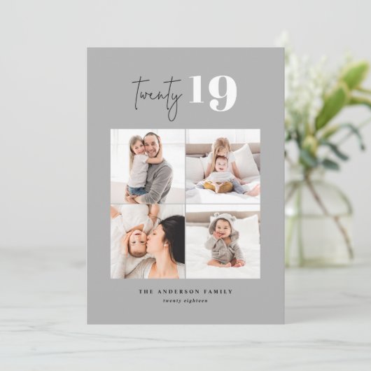 Zweiundzwanzigjähriges grafisches Mehrjahresprogra Feiertagskarte (Stehend Vorderseite)