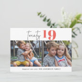 Zweiundzwanzigjähriges grafisches Mehrjahresprogra Feiertagskarte (Stehend Vorderseite)