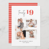 Zweiundzwanzigjähriges grafisches Mehrjahresprogra Feiertagskarte (Vorne/Hinten)