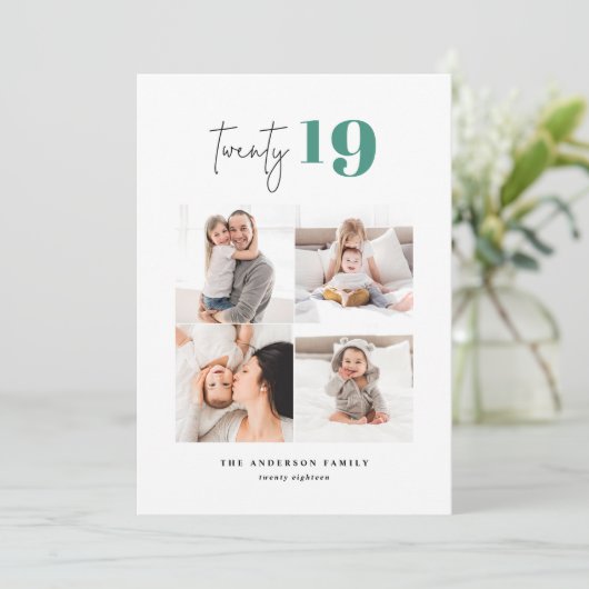 Zweiundzwanzigjähriges grafisches Mehrjahresprogra Feiertagskarte (Stehend Vorderseite)