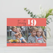 Zweiundzwanzigjähriges grafisches Mehrjahresprogra Feiertagskarte (Stehend Vorderseite)