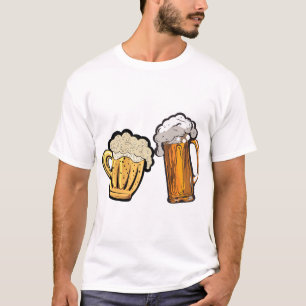 Zweiwertiger Schaumstoff Binouze-Alkohol-Schnappsc T-Shirt