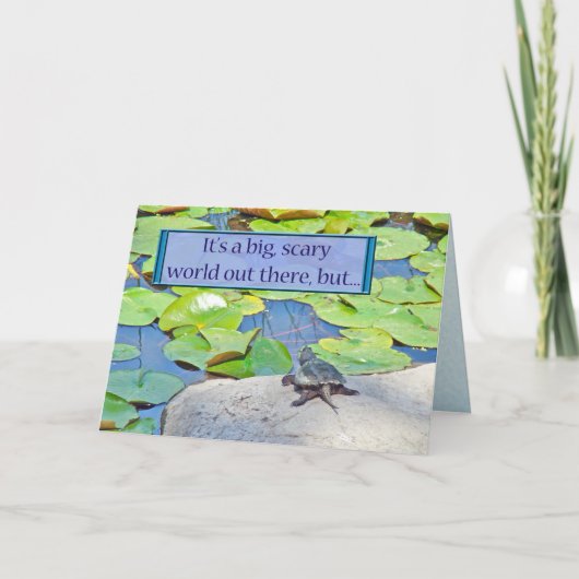 Zwerchschildkröte - Serpentina Chelydra Karte (Vorderseite)