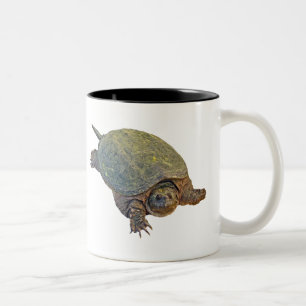 Zwerchschildkröte - Serpentina Chelydra Zweifarbige Tasse