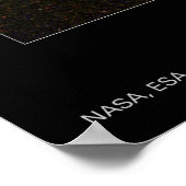 Zwerg Galaxy NGC 1705 Hubble Telescope Poster (Ecke)