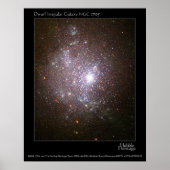 Zwerg Galaxy NGC 1705 Hubble Telescope Poster (Vorne)